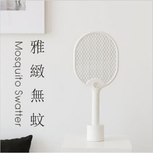  優貳207和扇電蚊拍,白色